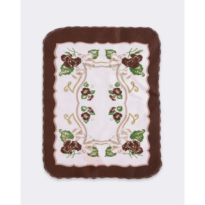 Lugar Americano 30cm x 40cm Estampado Marrom UN