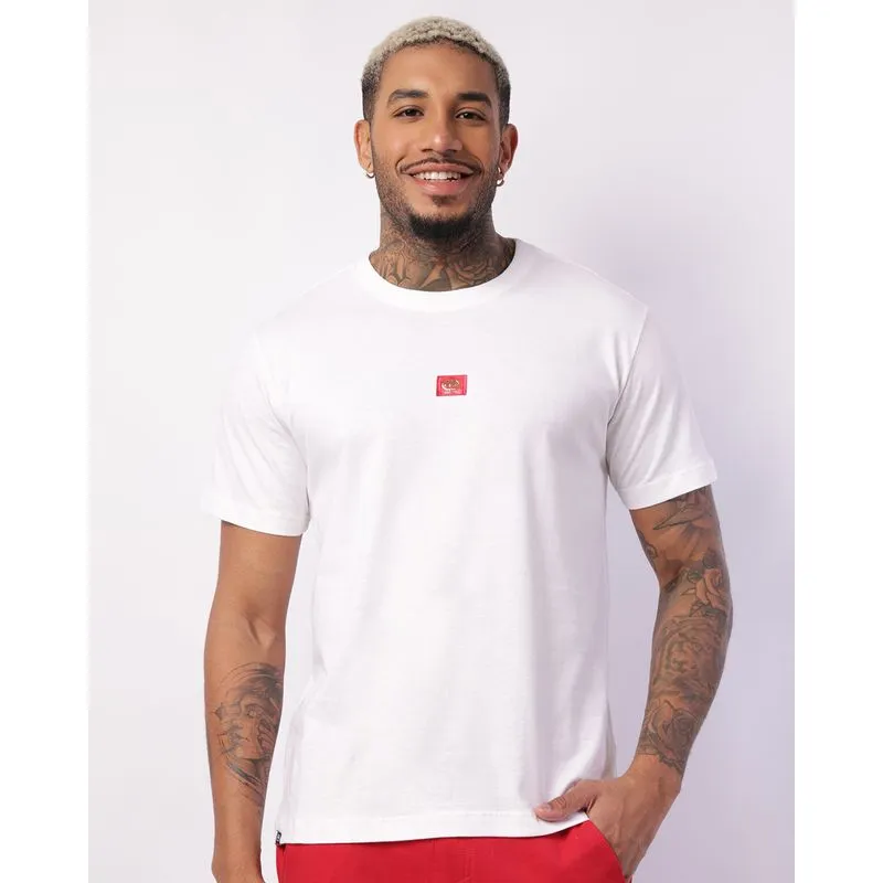Camiseta Masculina Ecko Unltd Manga Curta Off White M