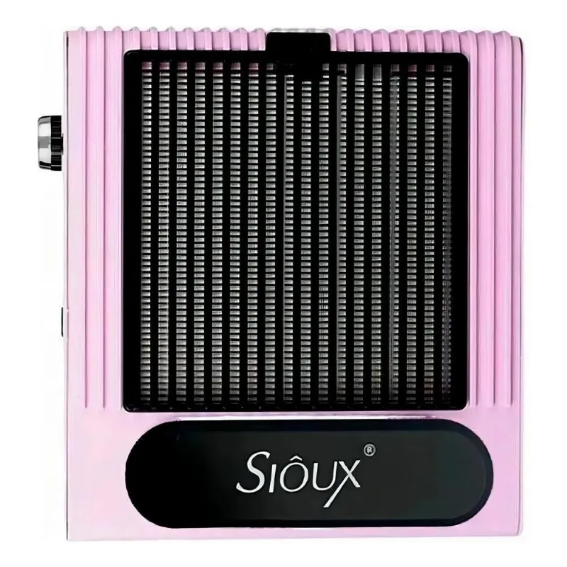 Aspirador Grelha Rosa Coletor De Pó 80w Unhas Em Gel