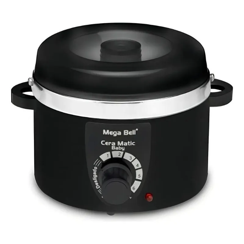 Panela Termocera Aquecedor Cera Prof. 150g Preta - Mega Bell