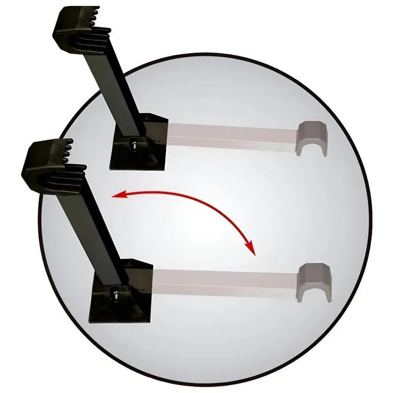 Suporte De Parede Para Bicicleta Atrio Bi100 Cor Preto