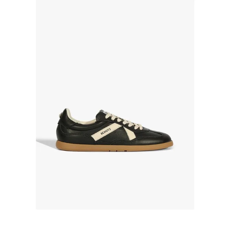 Tênis st couro preto S 22277 0002 0003 schutz