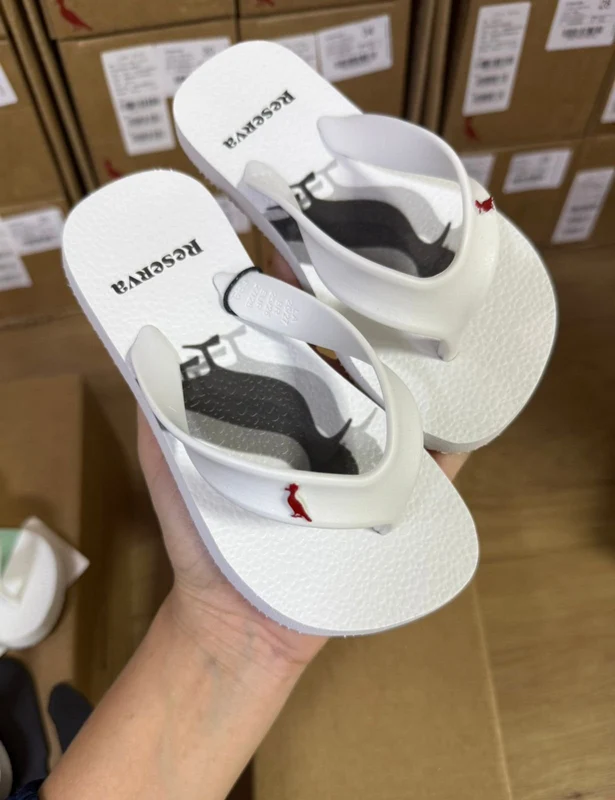CHINELO ABA FINA PICA PAU TRIPLO MENINO RESERVA MINI Branco / 25/26