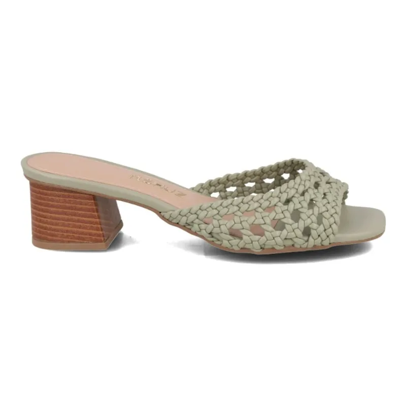 Tamanco M Shuz Casual Feminino Verde 35