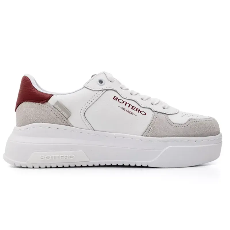 Tênis Bottero Casual Feminino Couro Cinza 35