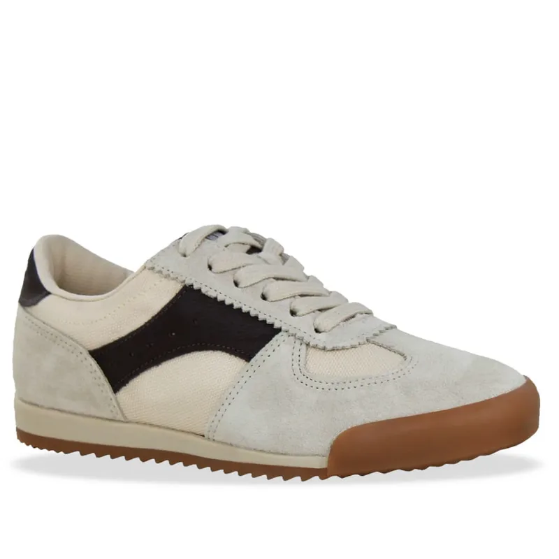 Tênis Feminino Bottero de Couro Casual Retrô Bege Claro - 35