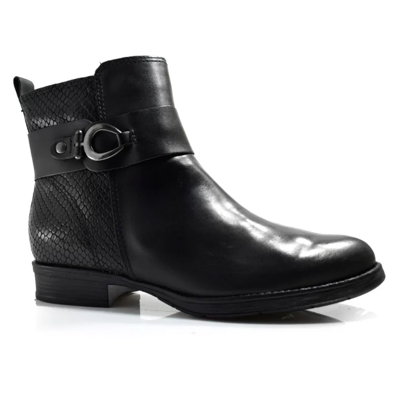 Bota de Couro e Cano Curto Bottero Preto 361708 39