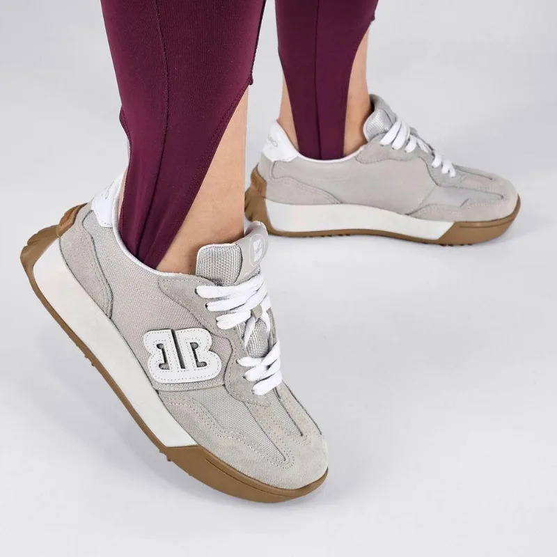 Tênis Bottero Feminino Camurça e Tecido 371503 38 / Cinza