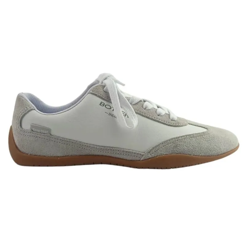 Tênis Feminino Bottero 373202_1 Couro Camurça 39 / BRANCO OFF/CINZA