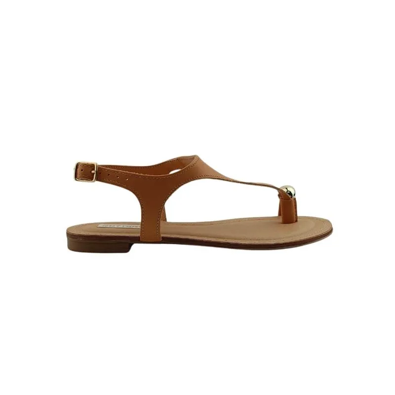 Sandália Feminina Bottero 368508 Couro Napoli 39 / BEGE