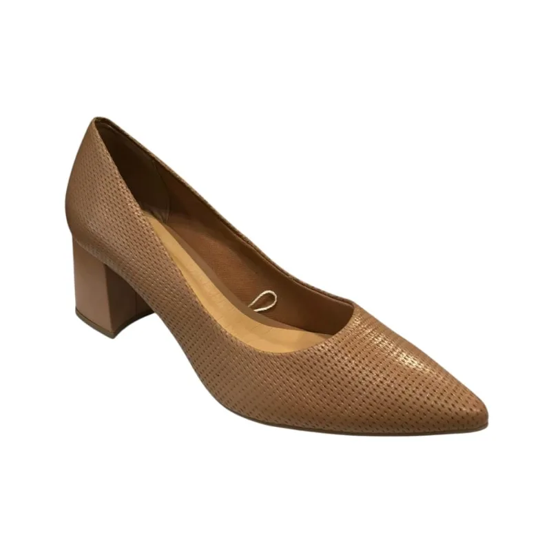 Sapato Fem Bottero Scarpin Couro Firenze Bege 354901-144 38 / Bege