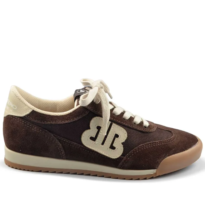 Tênis Casual Bottero Feminino 370807 COURO CAFE/MARFIM 35