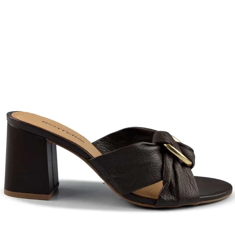 Tamanco Bottero Feminino 373702 COURO BURN MARROM 33