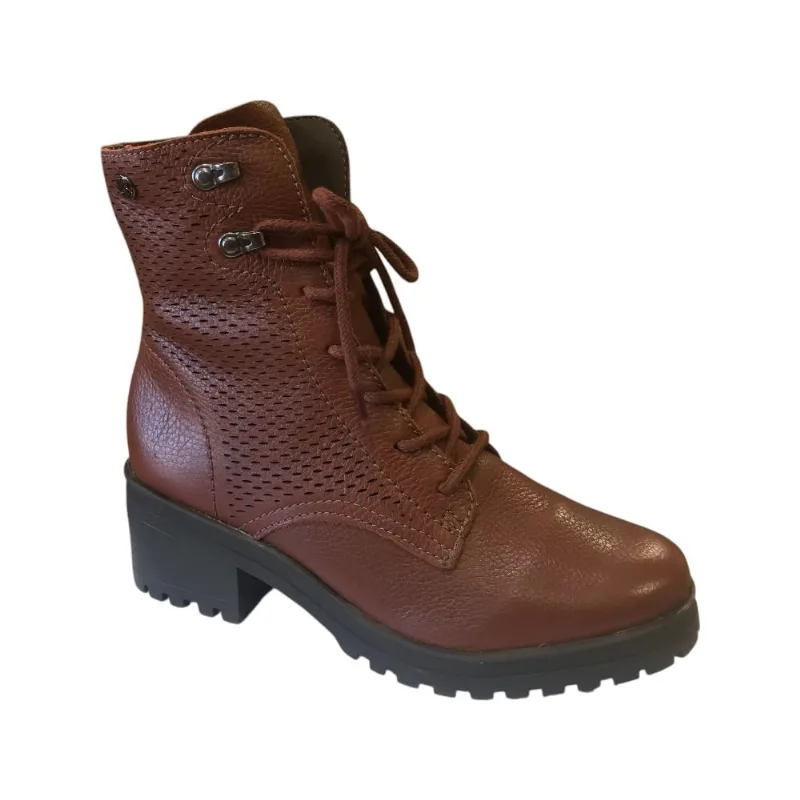 Bota Feminina Bottero Couro Burnish Marrom 349111-1 38 / Marrom