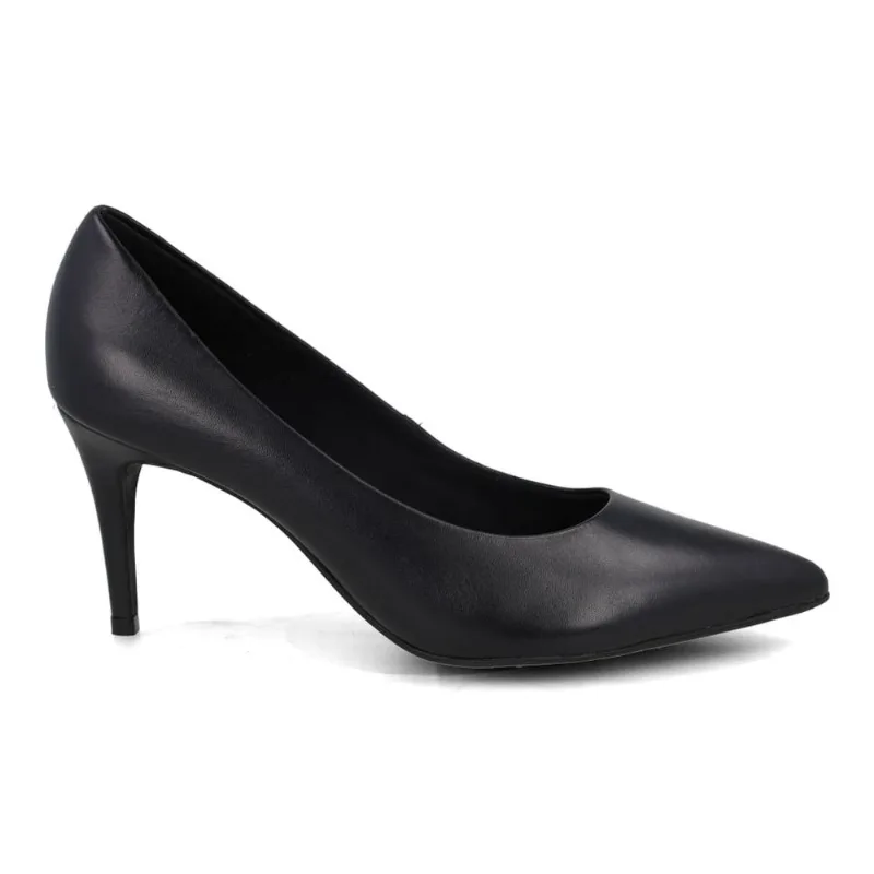 Scarpin Bottero Preto Couro Bico Fino 40