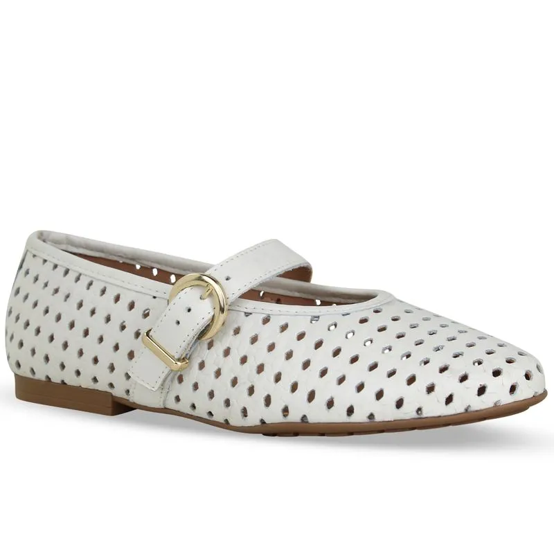 Sapatilha Couro Atanado Off White 37