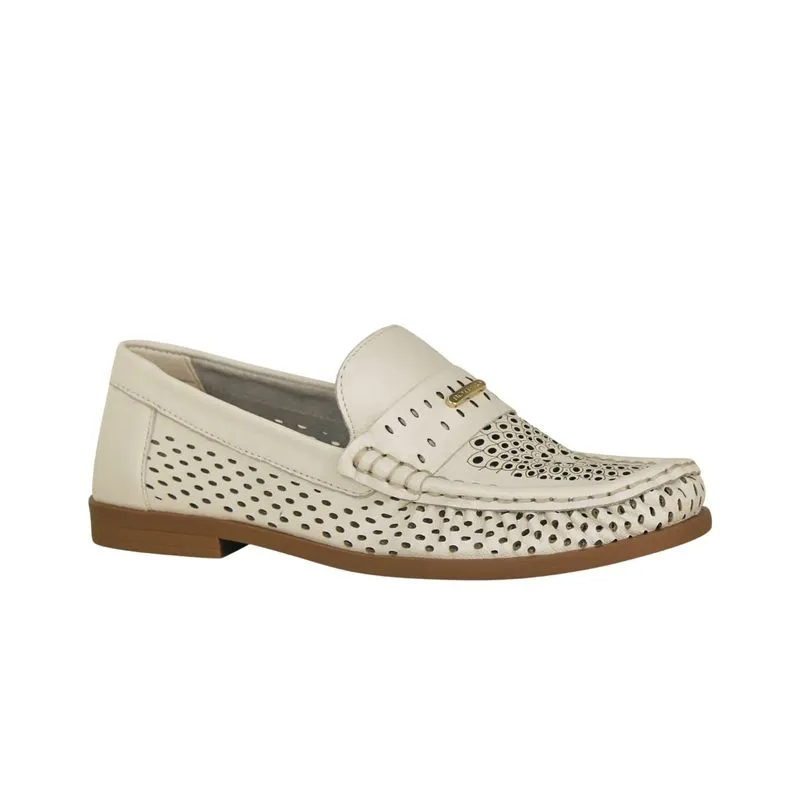 Mocassim Feminino Bottero 377803 Botbeagle 37 / BRANCO OFF