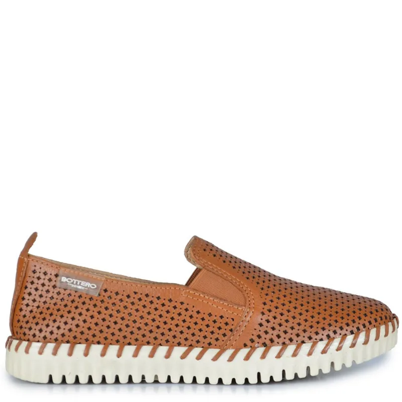 Tênis Casual Bottero Feminino Bottwister 382701 COURO BURN CARAMELO 37