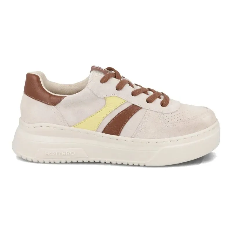 Tênis Bottero Couro Camurça Feminino Off White 37