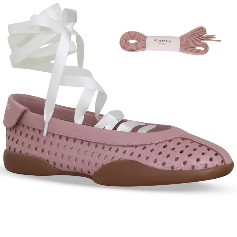 Sapatilha Couro Napa Rosa 35