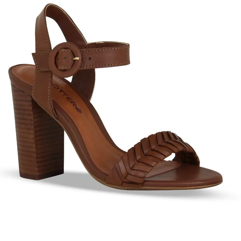 Sandália Couro Atanado Napoli Chocolate 33