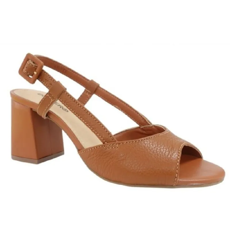 Sandália Feminina Bottero Couro Burnish Marrom 372014-6 37 / Marrom