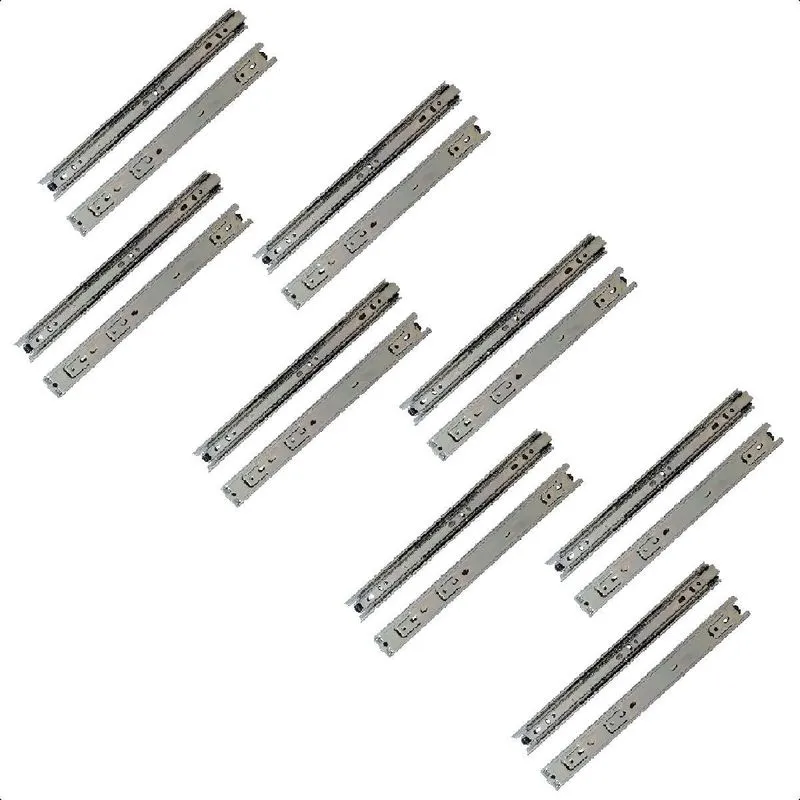 16 Corrediças Telescópicas 40cm Gaveta Trilho Zinca. 8pares