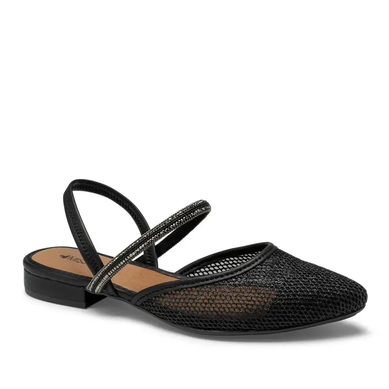 Sapato Mississipi de Salto Baixo Preto 33