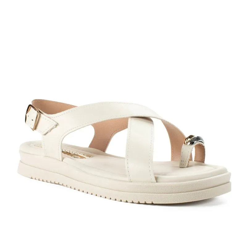 Sandália Mississipi Flatform Bege 37