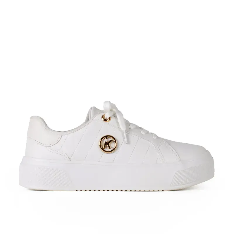 Tênis Kolosh Casual Flatform Branco 34