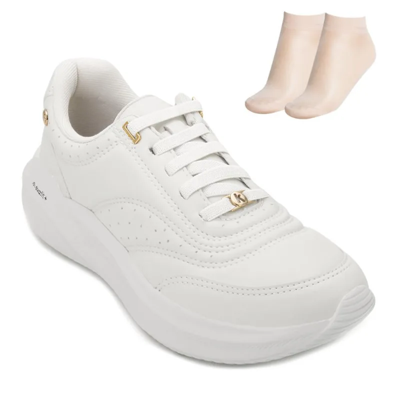 Tênis Esportivo Kolosh e Meia KL25-E0561 37 / Branco