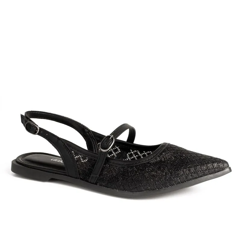 Sapatilha Dakota Slingback Preta 33