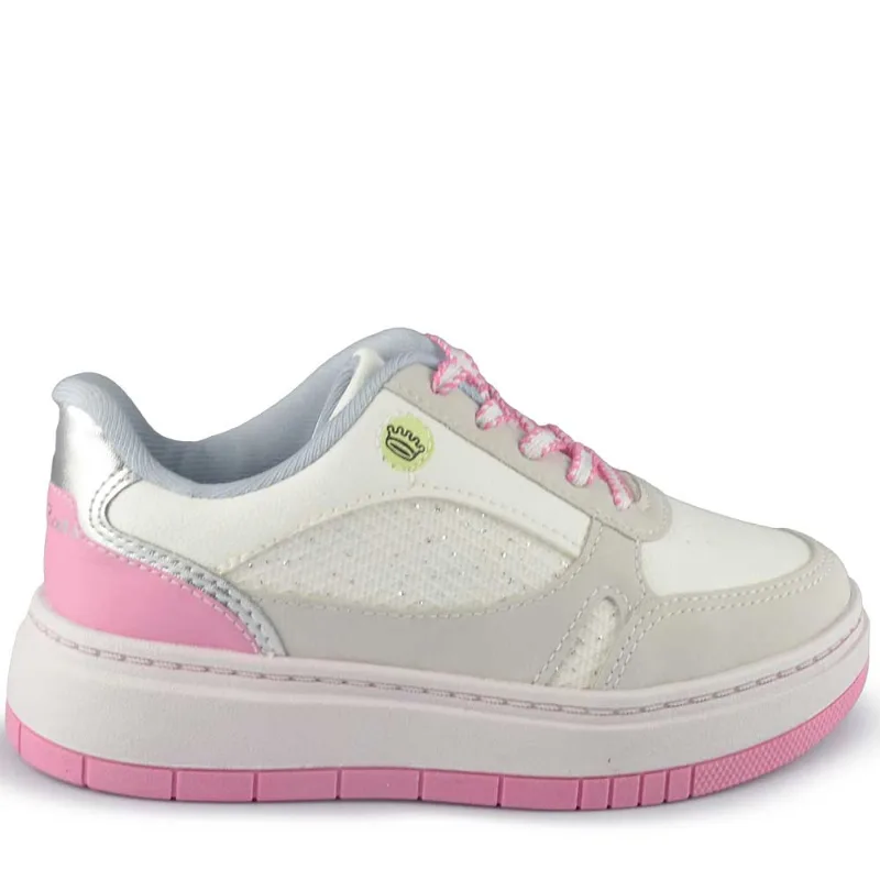 Tênis Casual Pink Cats Infantil Feminino V5641 001 FOGGIA GRIS 30