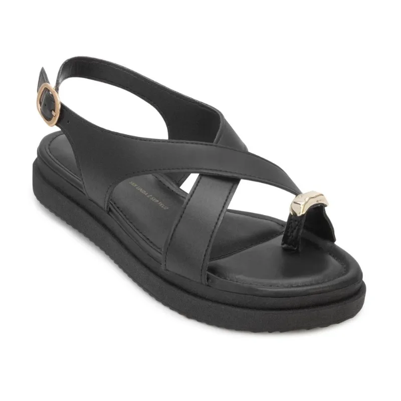 Sandália Flatform PD Dakota DT25-Y9283 35 / Preto/Dourado