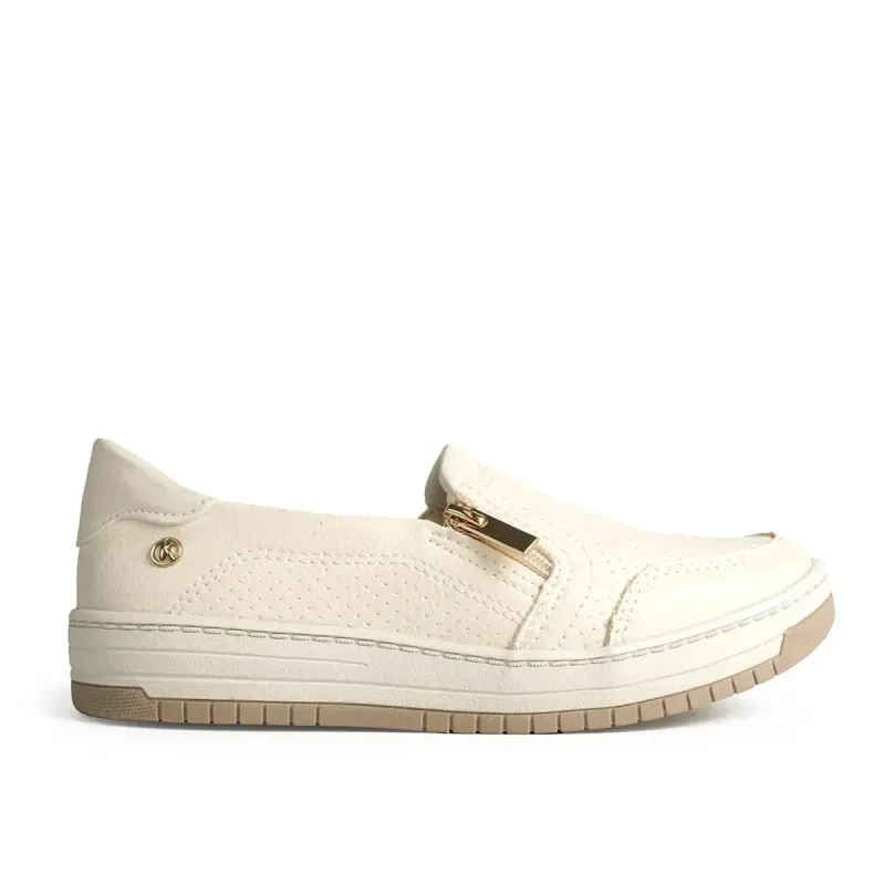 Tênis Kolosh Slip On Bege 38