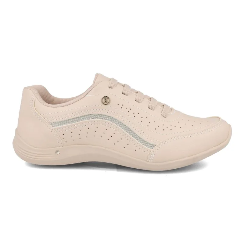 Tênis Casual Kolosh Century Feminino Creme 35