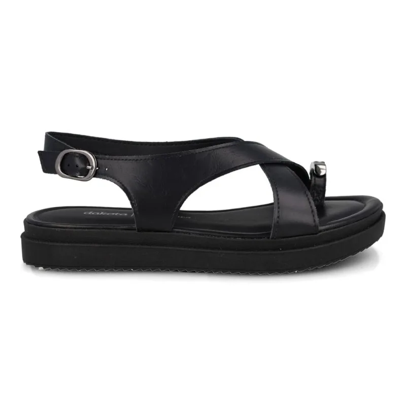 Sandália Dakota Vieri Flatform Conforto Feminina Preto 35