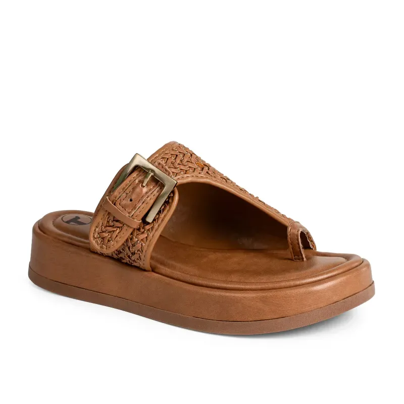 Tamanco Tanara Flatform Caramelo 35