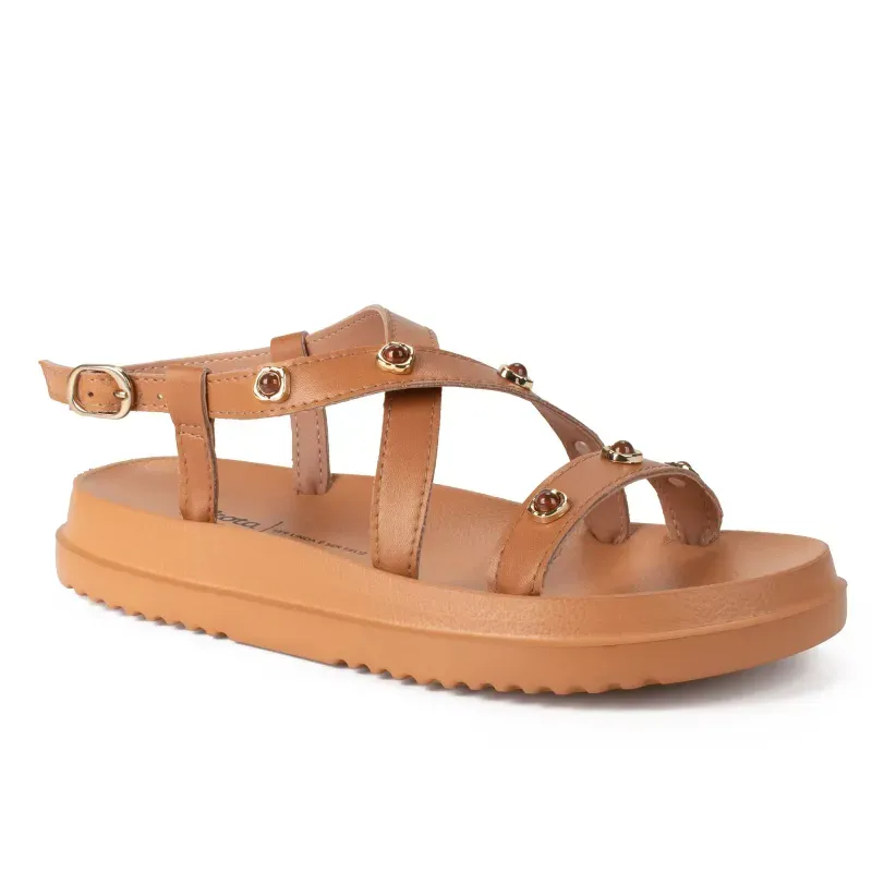 Sandália Dakota Flatform Caramelo 35