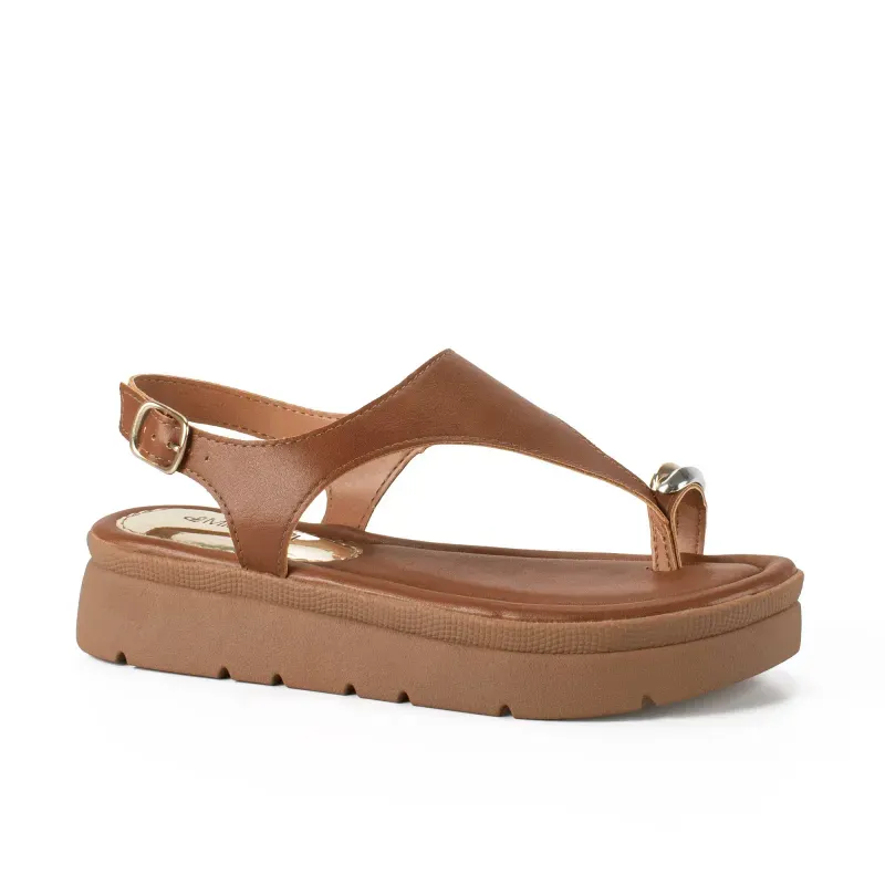 Sandália Mississipi Flatform Marrom 33