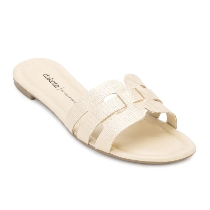 Chinelo Slide Dakota B DT25-Y9551 34 / Bege