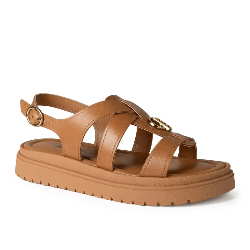 Sandália Dakota Flatform Caramelo 33