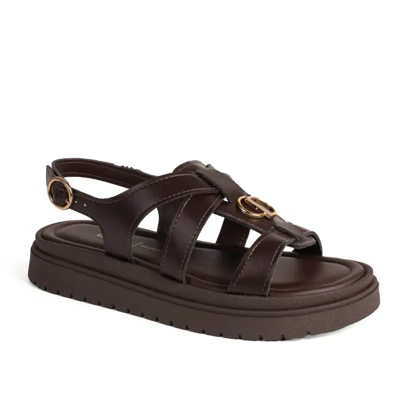 Sandália Dakota Flatform Marrom 33