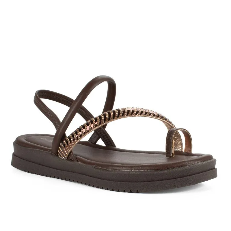 Sandália Mississipi Flatform Marrom 39