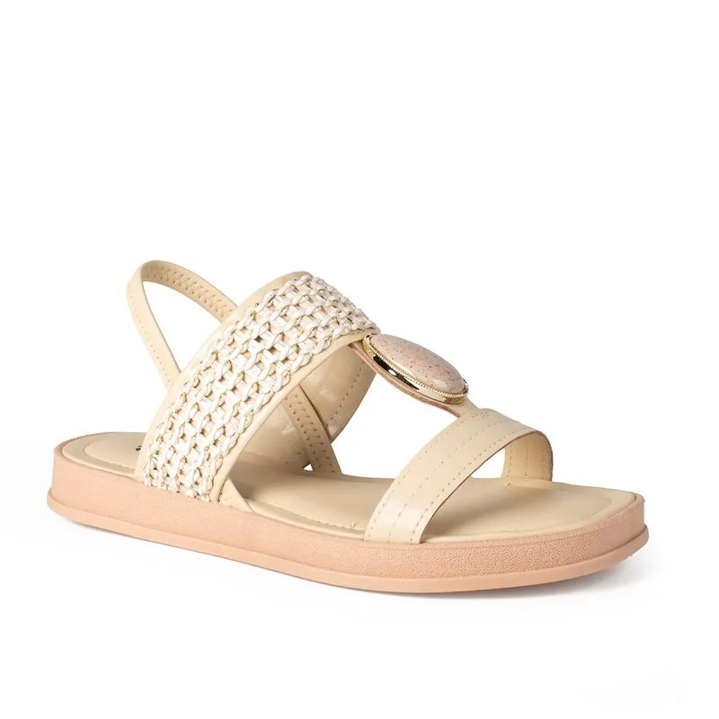 Sandália Dakota Flatform Bege 36