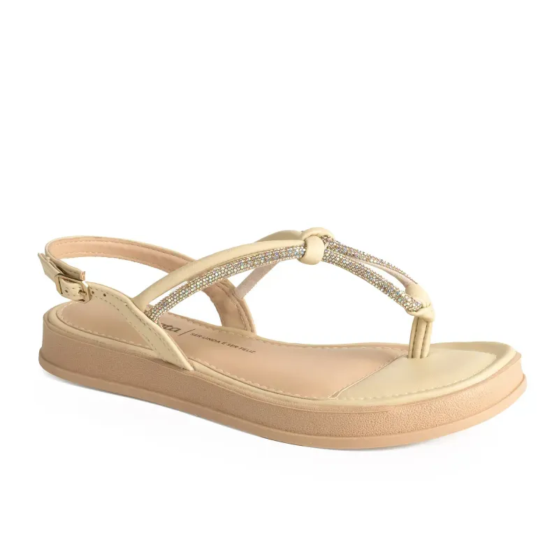 Sandália Dakota Flatform Bege 34