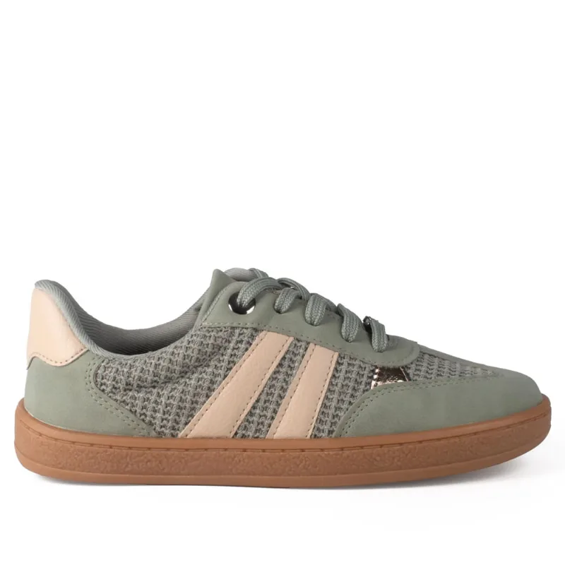 Tênis Feminino Dakota Casual Nobuck/Tela Verde - 37