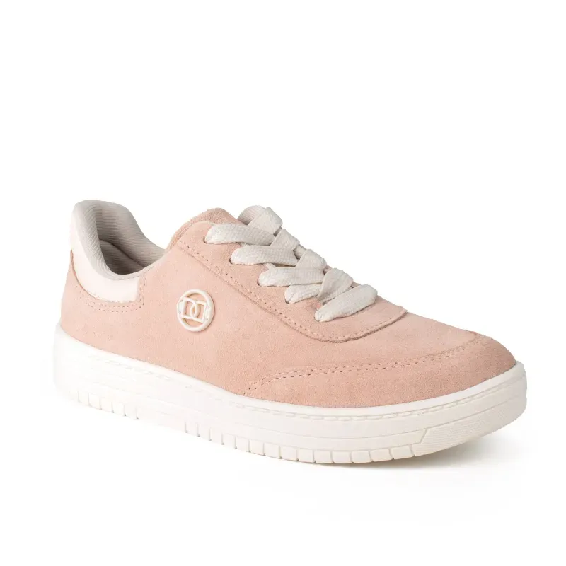 Tênis Dakota Casual em Couro Rosa 37