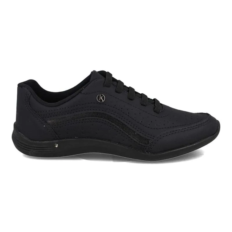 Tênis Feminino Kolosh Century Preto Elástico Casual 38