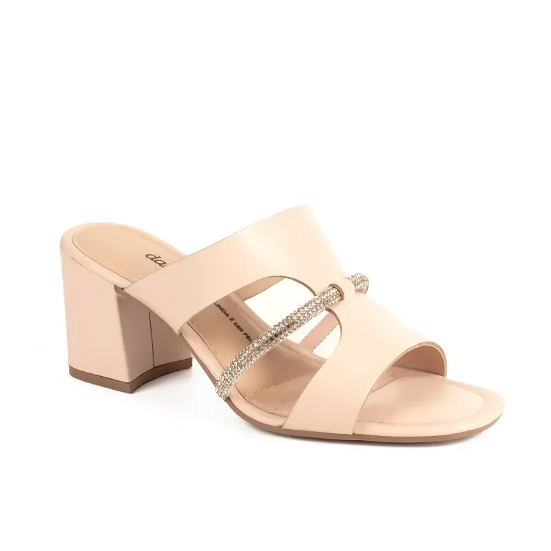 Tamanco Dakota de Salto Bloco Rosa 40